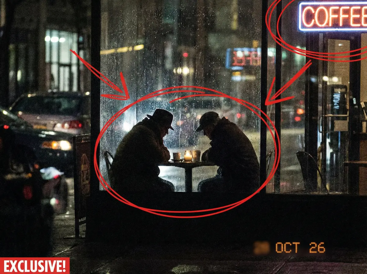 视频吃瓜 深夜咖啡馆密会现场照